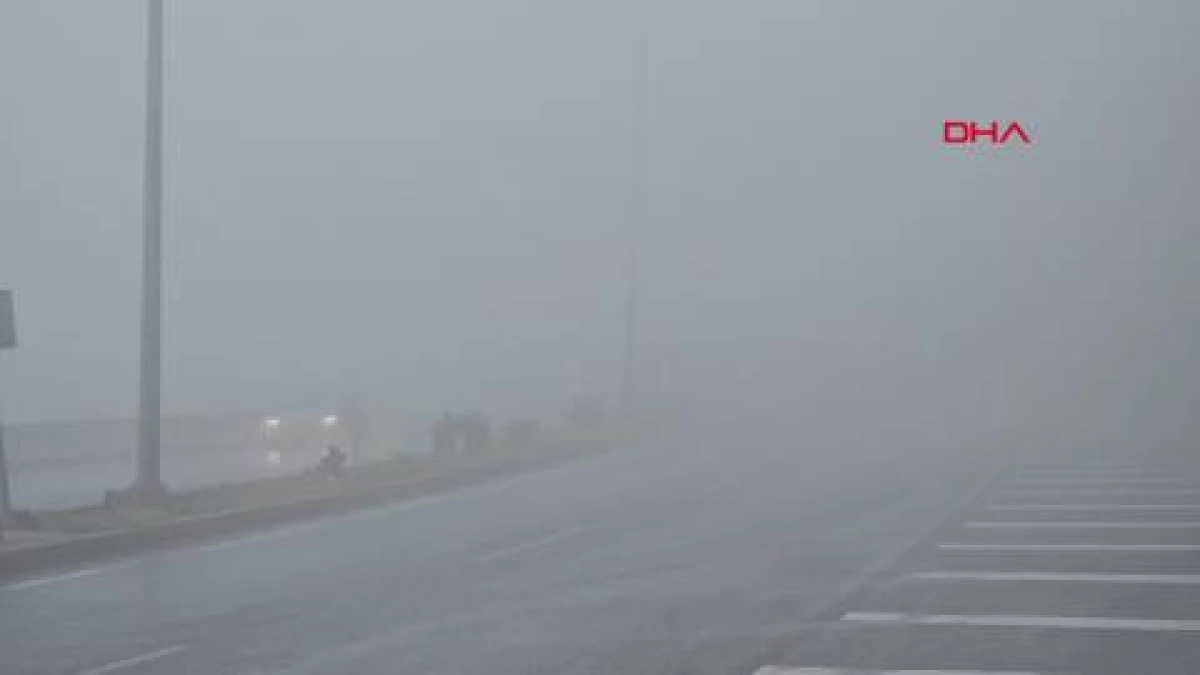 Zonguldak'ta sis etkili oldu