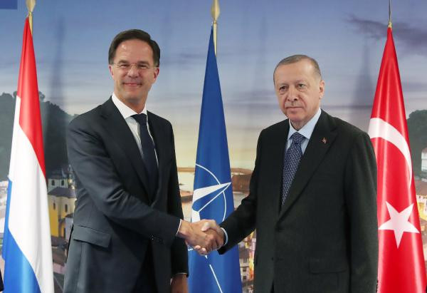 Cumhurbaşkanı Erdoğan, Hollanda Başbakanı Mark Rutte ile görüştü