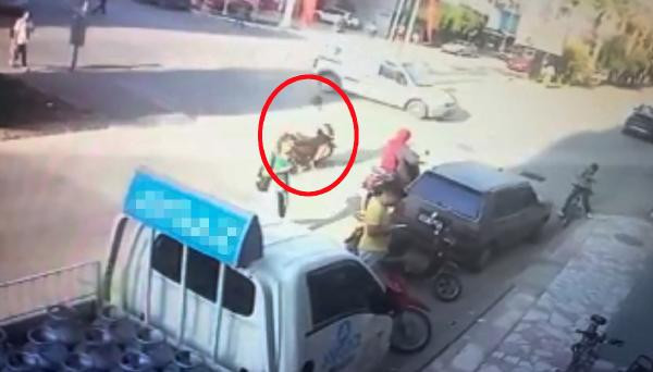 Motosikletli Fatih'in hayatını kaybettiği kaza kamerada