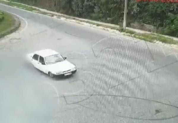 Trabzon'da otomobille drift atan sürücüye 9 bin lira ceza kesildi